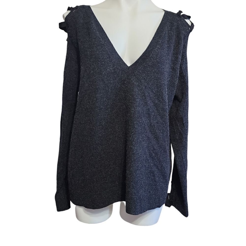 Feel the Piece Terre Jacobs Lowe Cashmere Wool lace sweater M/L